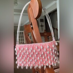 Laviola Beaded Sequins Evening Bag NWOT